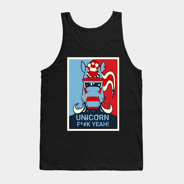 unicornio americano Tank Top by elcreador888